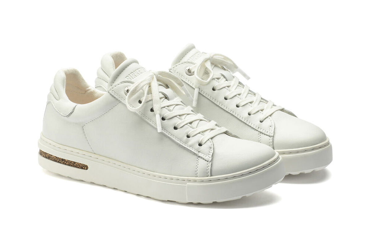 Birkenstock Bend R White Natural Leather Unisex #color_white