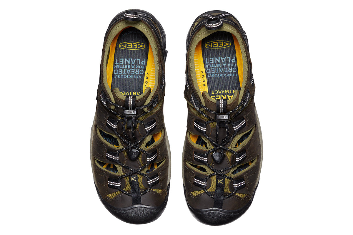 Keen Arroyo II 2E Black Canteen/Black Mens #color_black-multi-greens