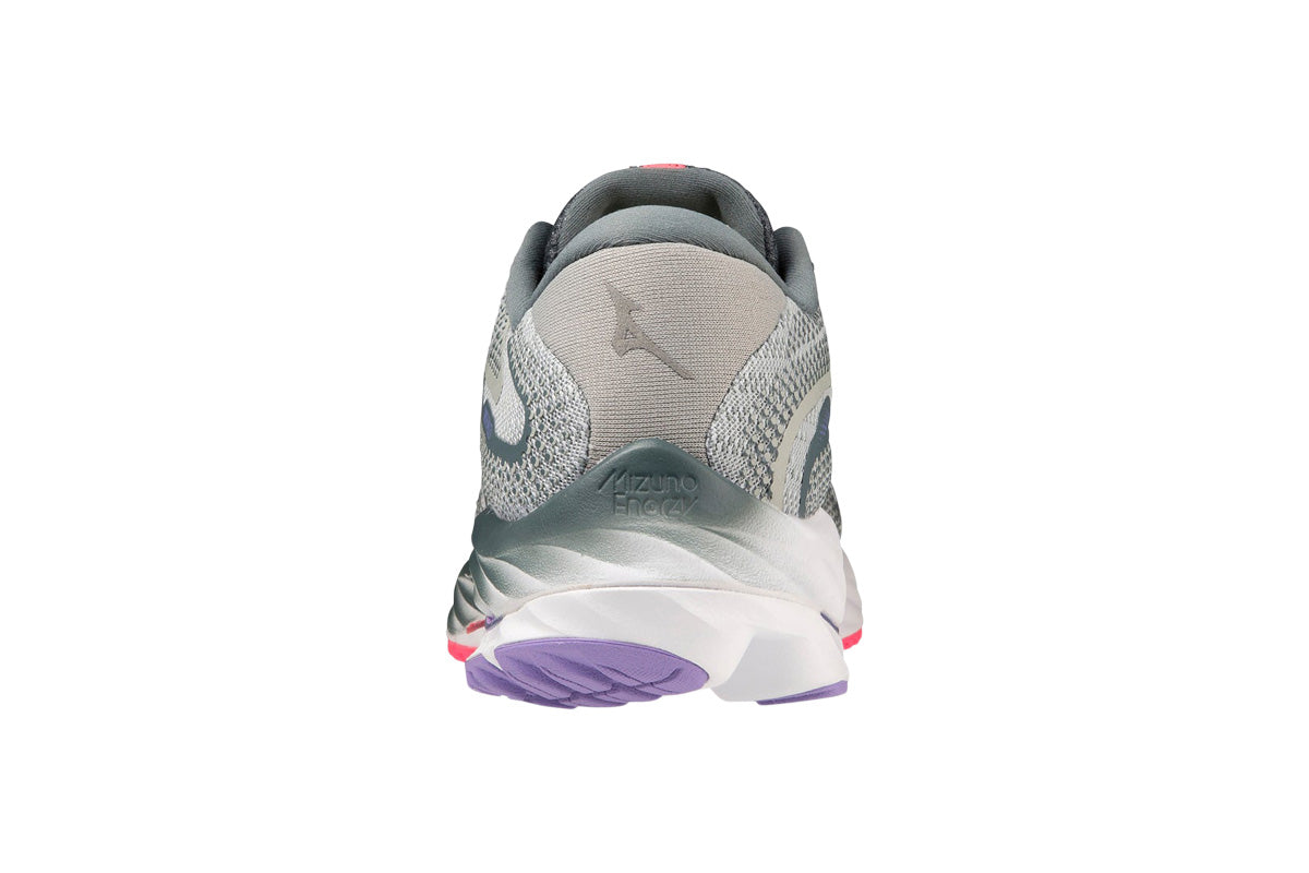 Mizuno Wave Rider 27 B Pearl Blue/White/High-Vis Pink Womens #color_grey-multi-pinks-purples
