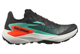 Salomon Genesis D Black/Electric Green/Cherry Tomato Mens #color_green-multi-black
