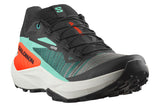Salomon Genesis D Black/Electric Green/Cherry Tomato Mens #color_green-multi-black