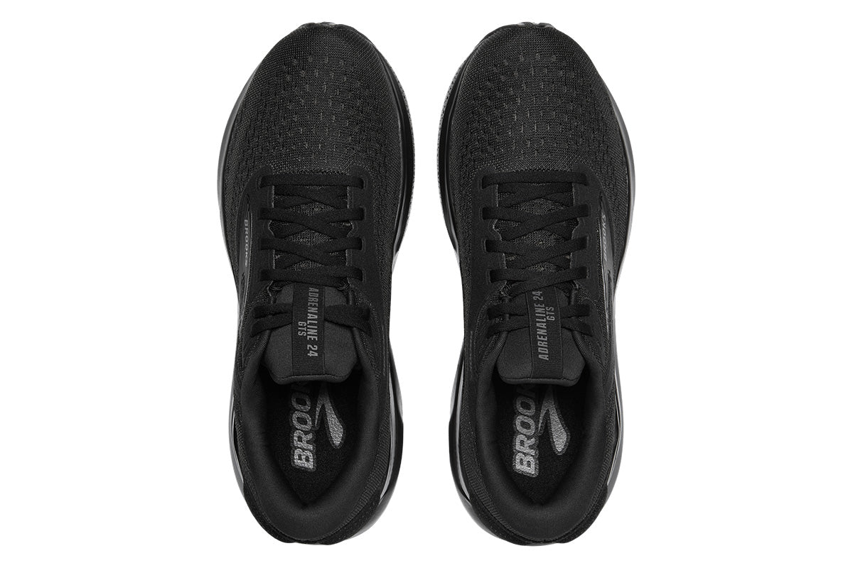 Brooks Adrenaline GTS 24 D Black/Black/Ebony Mens #color_black