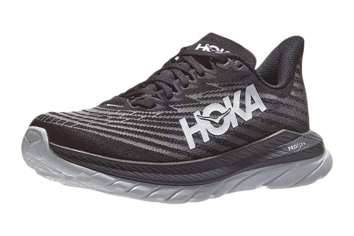 Hoka Mach 5 D Black/Castlerock Womens #color_black-multi-greys-blacks
