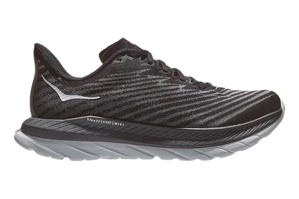 Hoka Mach 5 D Black/Castlerock Womens #color_black-multi-greys-blacks