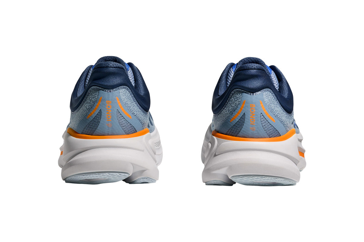 Hoka Bondi 9 2E Drizzle/Downpour Mens #color_blue