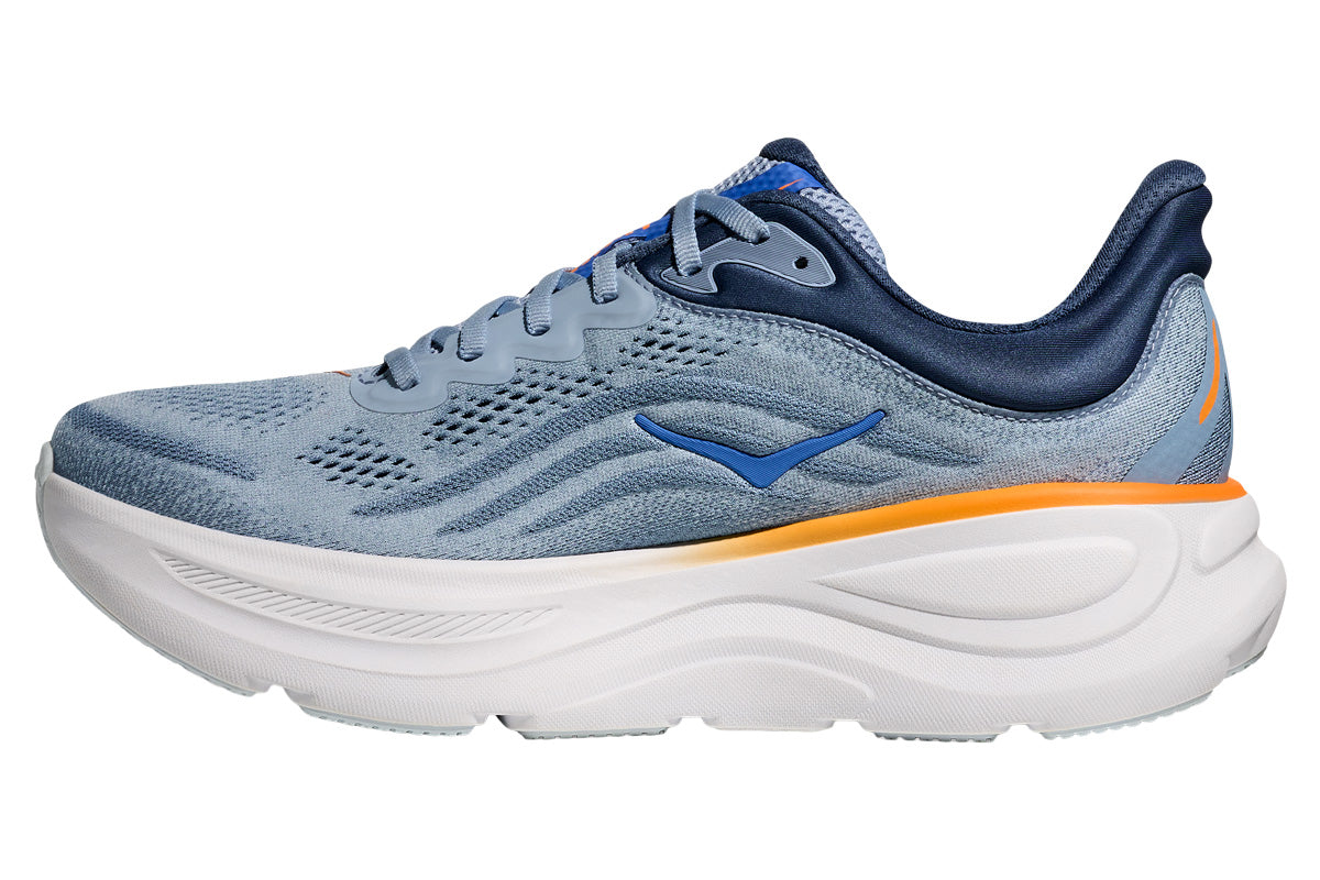 Hoka Bondi 9 2E Drizzle/Downpour Mens #color_blue