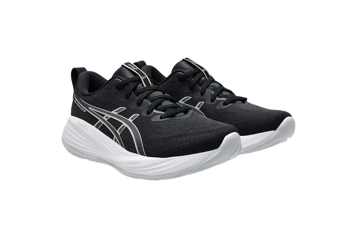 Asics Gel-Cumulus 27 2A Black/Concrete Womens #color_black-multi-whites