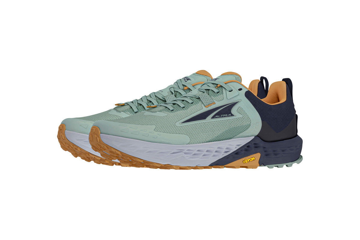 Altra Timp 5 Gray/Green Mens #color_grey-multi-greens