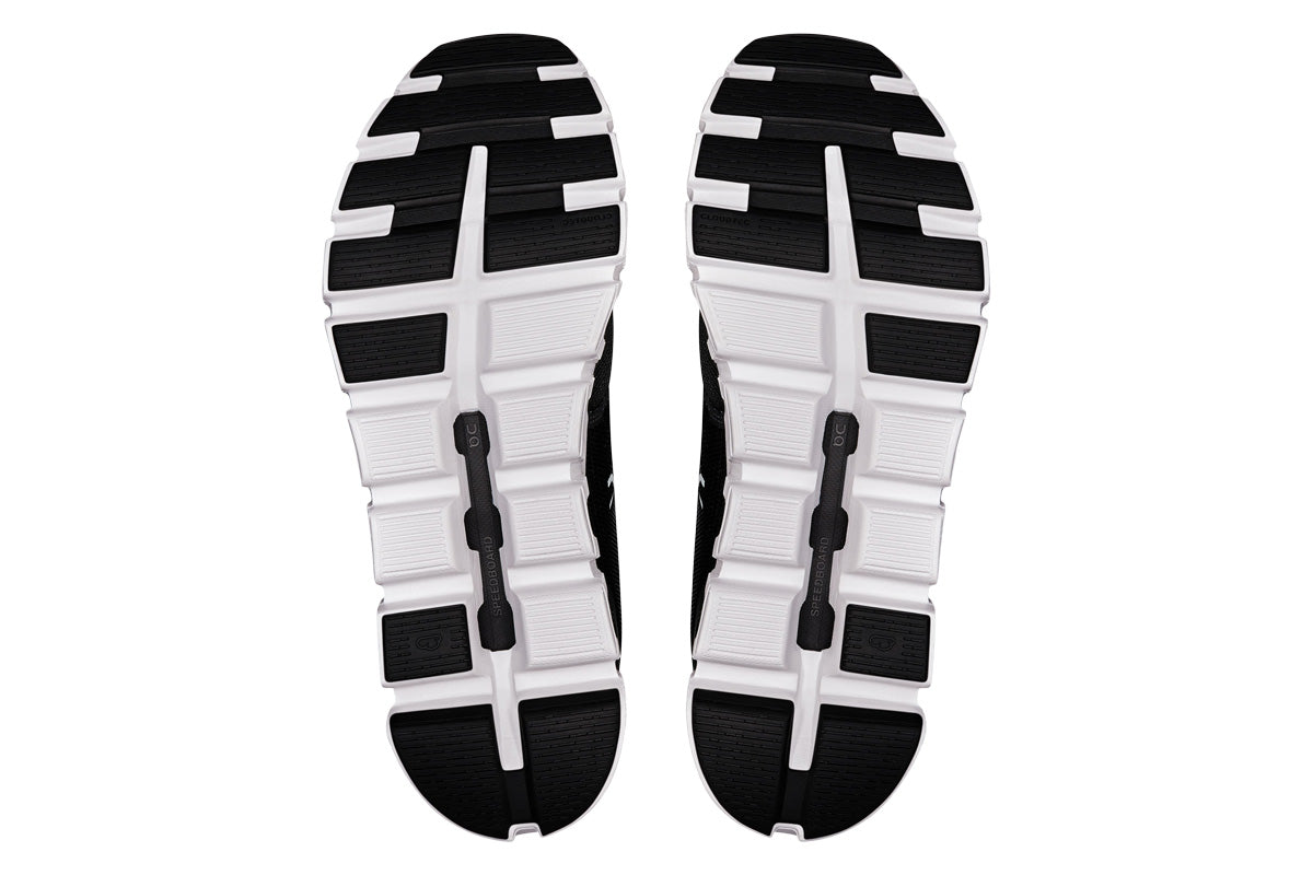 On Cloud 6 D Black/White Mens #color_black-multi-whites
