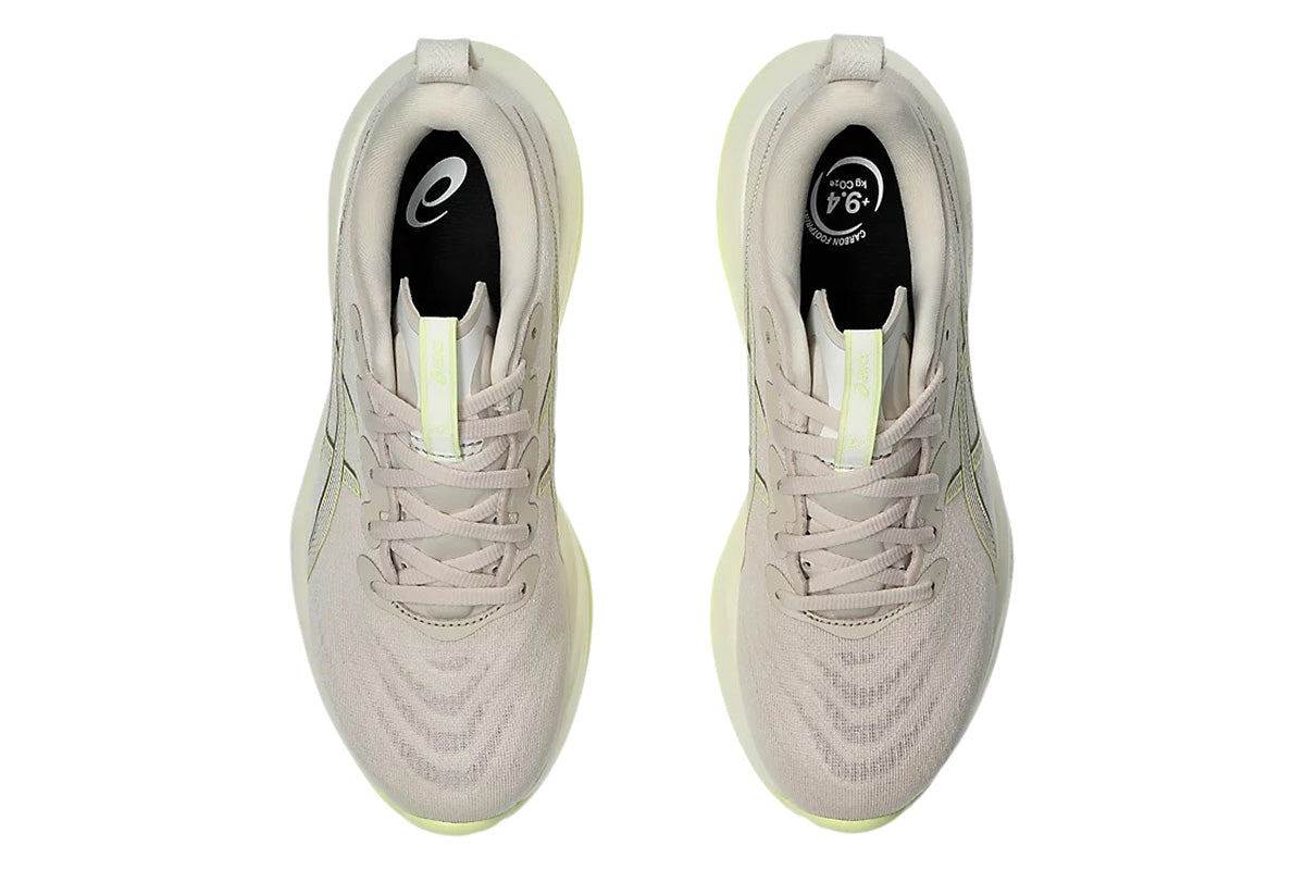 Asics Gel-Cumulus 27 D Mineral Beige/Huddle Yellow Womens #color_white