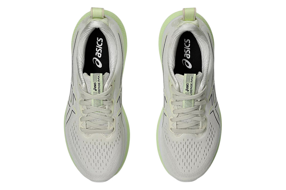 Asics Glideride Max D Birch/Black Womens #color_grey-multi-greens