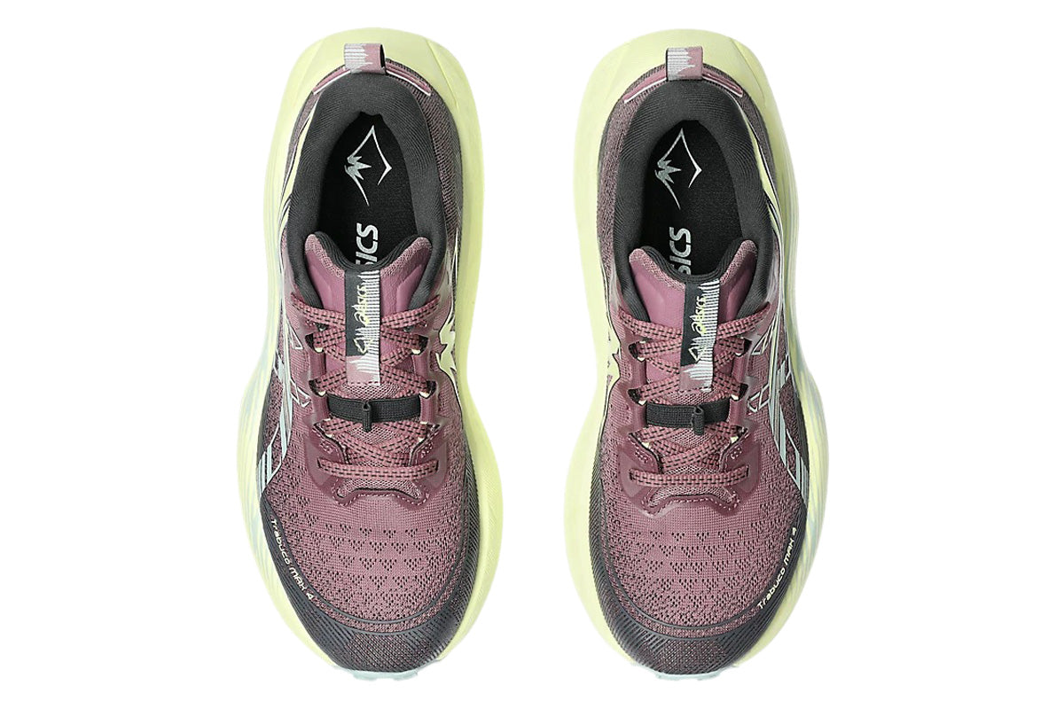 Asics Trabuco Max 4 B Purple Oxide/Cold Moss Womens #color_purple-multi-yellows
