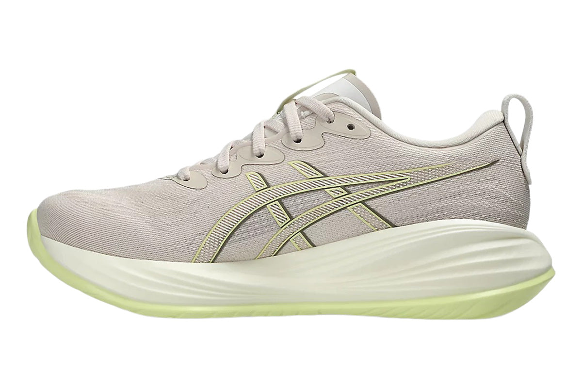 Asics Gel-Cumulus 27 D Mineral Beige/Huddle Yellow Womens #color_white
