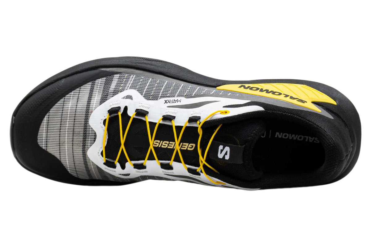 Salomon Genesis D Black/White/Lemon Mens #color_grey-multi-yellows