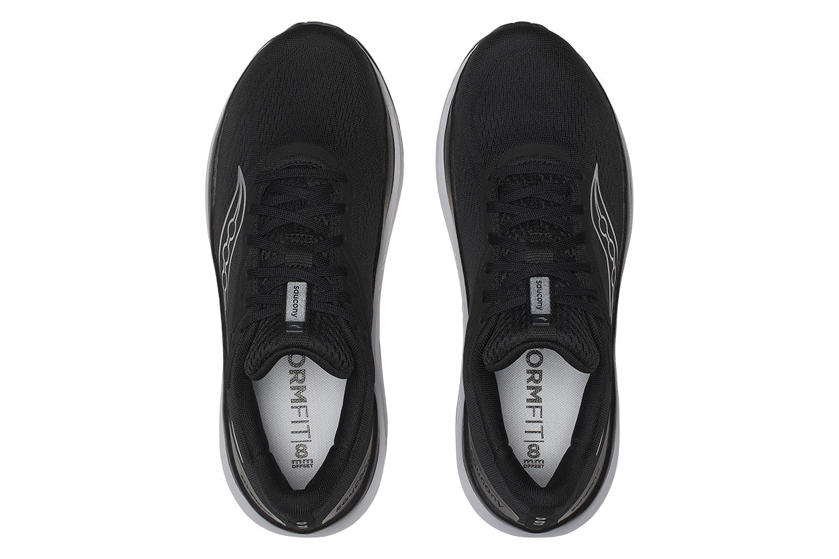 Saucony Echelon 10 2E Black/Silver Mens #color_black-multi-whites