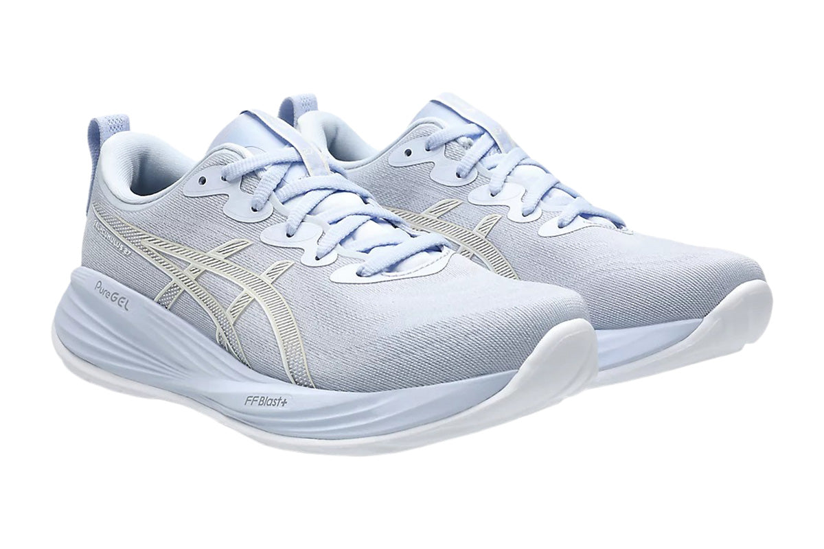 Asics Gel-Cumulus 27 B Blue Fade/White Womens #color_purple-lavender