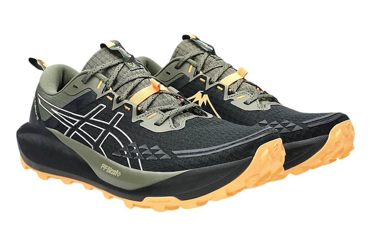 Asics Gel-Trabuco 13 D Black/Cream Mens #color_black-multi-reds-oranges