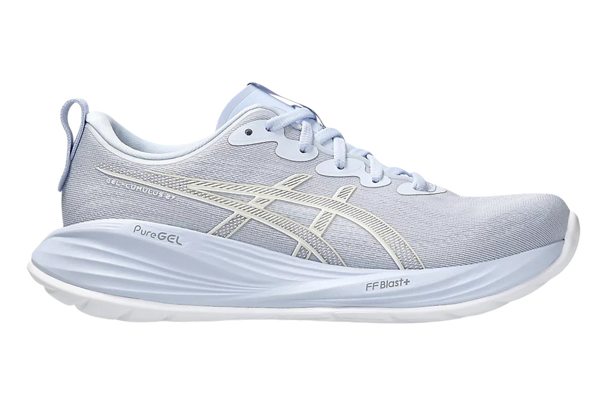 Asics Gel-Cumulus 27 B Blue Fade/White Womens #color_purple-lavender