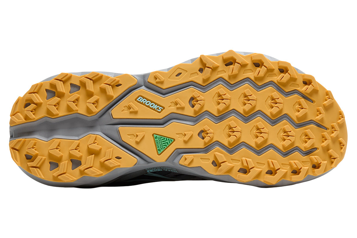 Brooks Cascadia 19 D Alloy/Ebony/Orange Mens #color_grey