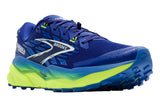 Brooks Cascadia 19 2E Surf the Web/Nightlife/White Mens #color_blue-multi