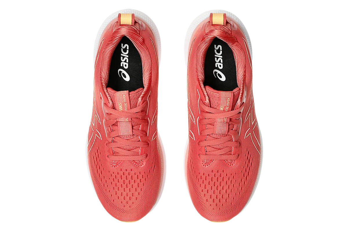 Asics Glideride Max D Dark Pink Clay/Orange Glow Womens #color_pink