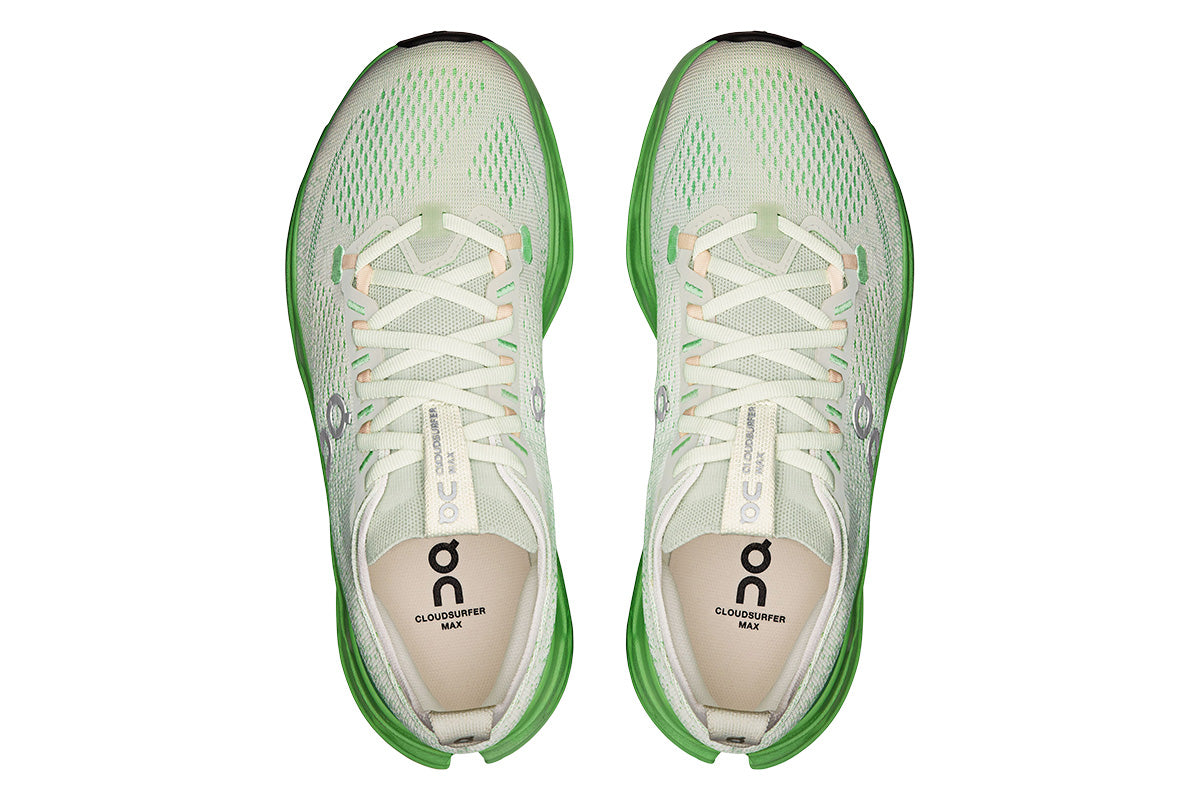 On Cloudsurfer Max B Mineral/Honeydew Womens #color_