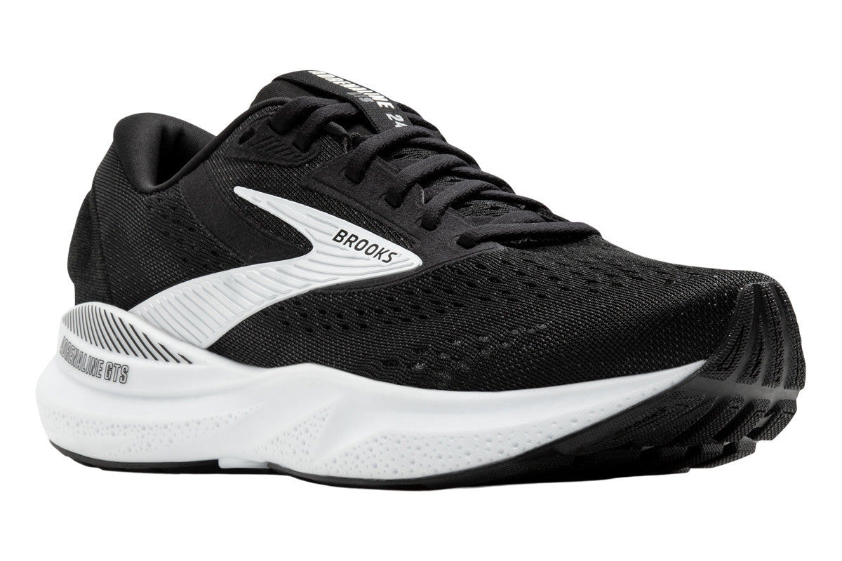 Brooks Adrenaline GTS 24 D Black/White Mens #color_black