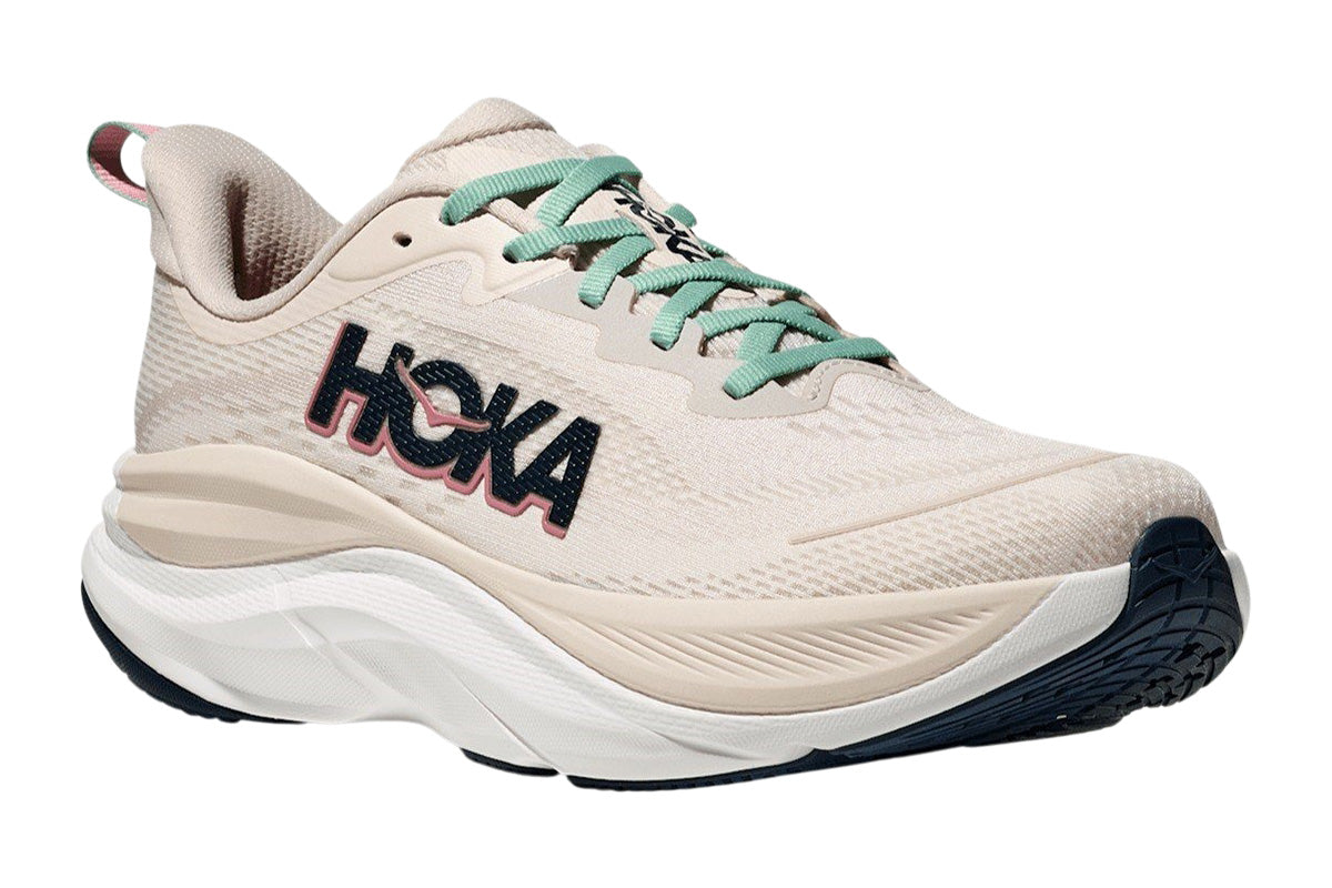 Hoka Skyflow B Rose Cream/Alabaster Womens #color_brown-cream