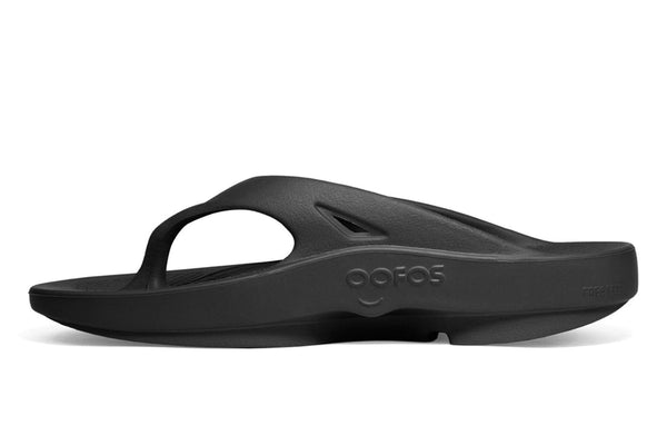 Oofos Ooriginal Thong D Black Mens Pure Performance