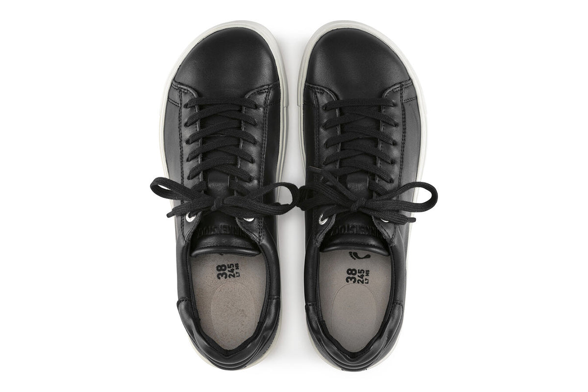 Birkenstock Bend R Black Natural Leather Womens #color_black