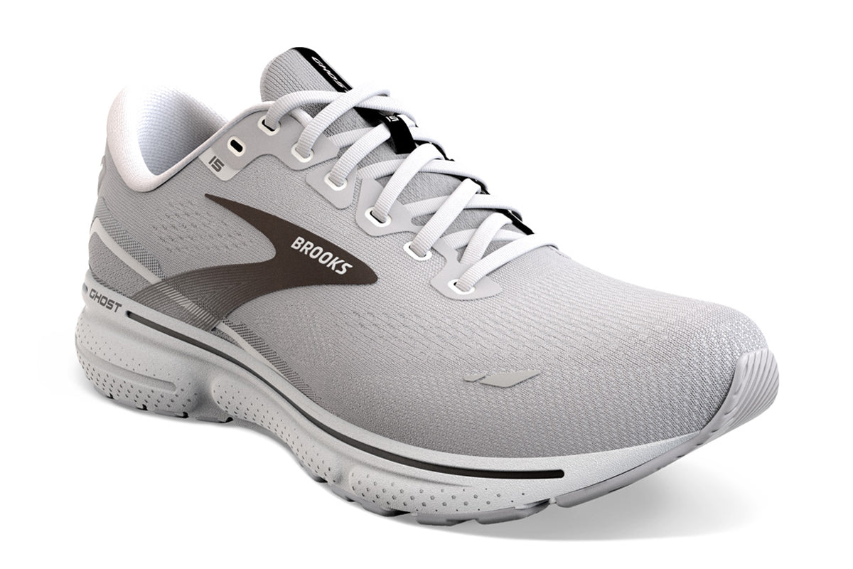 Brooks Ghost 15 B Alloy/Oyster/Black Mens #color_grey-multi-greys
