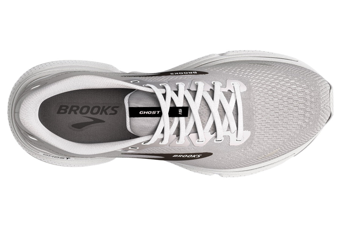 Brooks Ghost 15 B Alloy/Oyster/Black Mens #color_grey-multi-greys