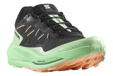 Salomon Pulsar Trail B Black/Green/Cantaloupe Womens #color_black-multi-greens