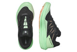 Salomon Pulsar Trail B Black/Green/Cantaloupe Womens #color_black-multi-greens