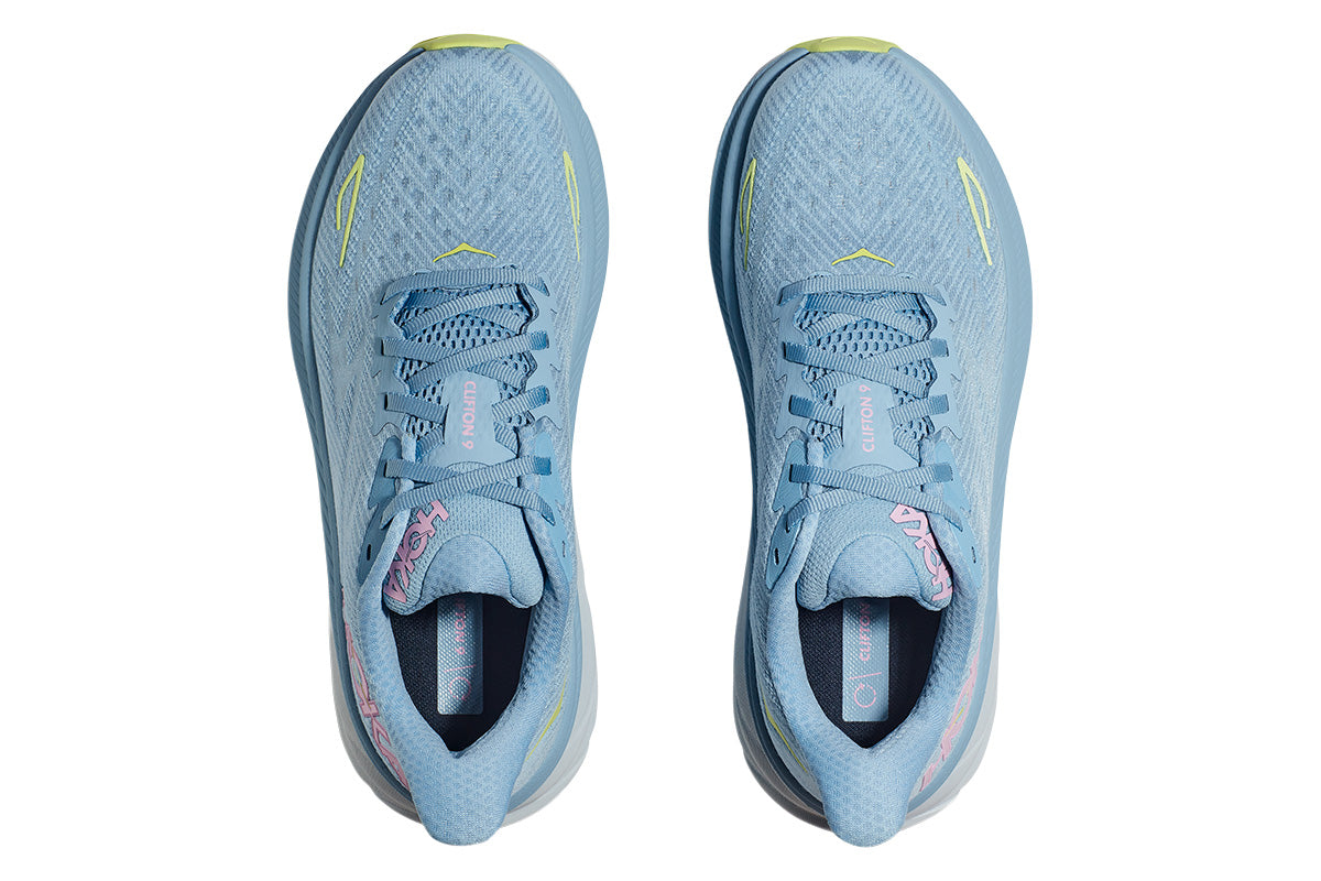 Hoka Clifton 9 B Dusk/Pink Twilight Womens #color_pink-dirty-pink