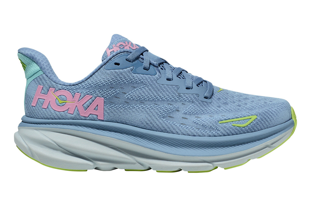 Hoka Clifton 9 B Dusk/Pink Twilight Womens #color_pink-dirty-pink