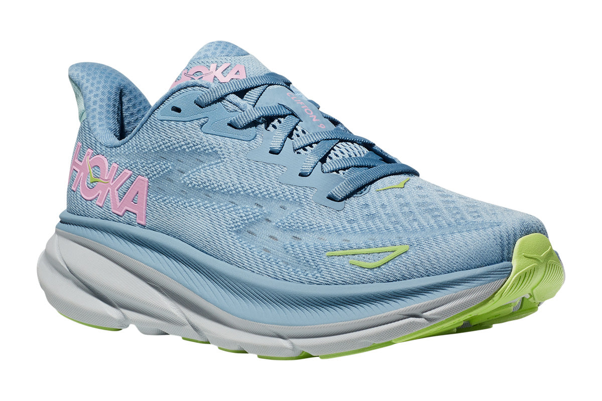Hoka Clifton 9 B Dusk/Pink Twilight Womens #color_pink-dirty-pink