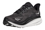 Hoka Clifton 9 B Black/White Womens #color_black-multi-whites
