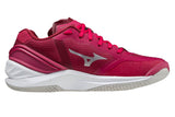 Mizuno Wave Stealth Neo NB B Persian Red/white Sand Womens #color_red-multi-whites