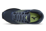 Mizuno Wave Paradox 5 B Vintage Indigo/neo Lime/total Eclipse Womens #color_blue-multi-greens