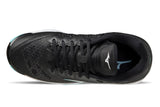 Mizuno Wave Stealth V NB D Black/white/angel Blue Womens #color_black-multi-whites