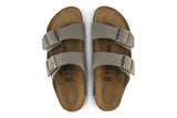 Birkenstock Arizona N Stone BirkiBuc Unisex #color_grey