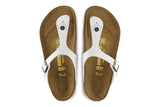 Birkenstock Gizeh R White Birko-Flor Womens #color_white