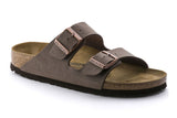 Birkenstock Arizona N Mocca BirkiBuc Unisex #color_brown
