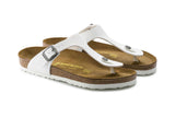 Birkenstock Gizeh N White Birko-Flor Womens #color_white