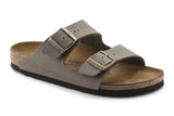 Birkenstock Arizona N Stone BirkiBuc Unisex #color_grey