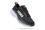 Hoka Bondi 8 D Black/White Womens #color_black-multi-whites