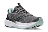 Saucony Echelon 9 D Charcoal/Ice Womens #color_grey-multi-greys