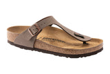 Birkenstock Gizeh N Mocca Birkibuc Womens #color_brown