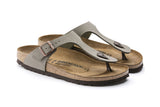 Birkenstock Gizeh N Stone Birkibuc Womens #color_grey